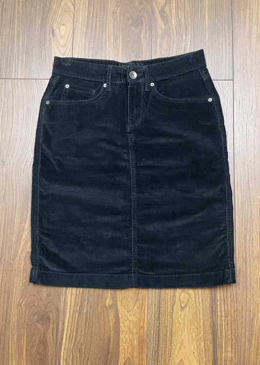 Κοτλέ Φούστα MONTEGO σε Μαύρο