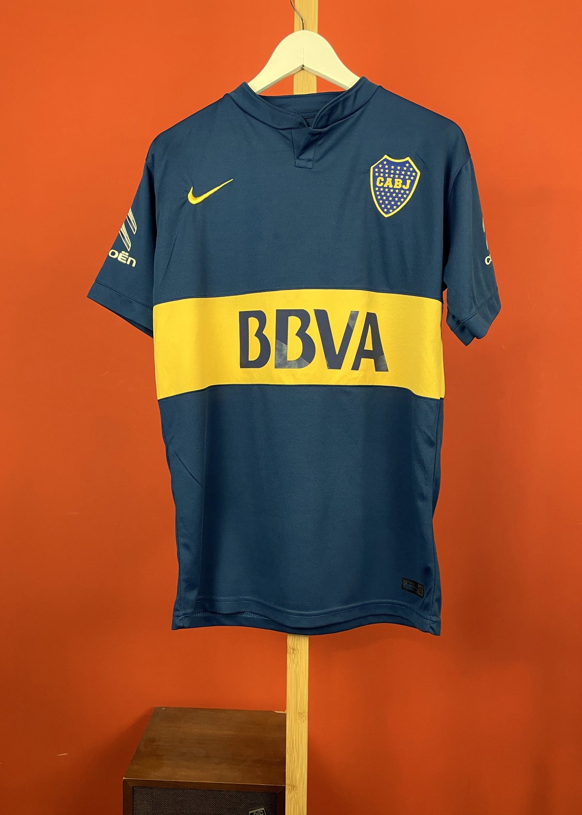 Ποδοσφαιρική Φανέλα Boca Juniors (2014-15) - Carlitos Tenez #10 (Fitted Large)