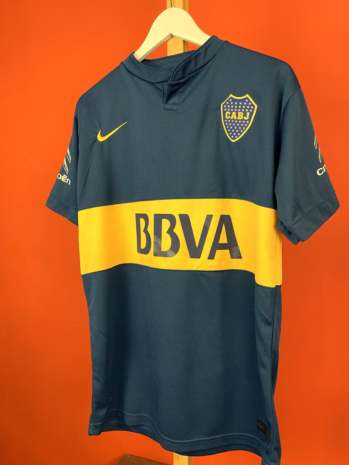 Ποδοσφαιρική Φανέλα Boca Juniors (2014-15) - Carlitos Tevez #10 (Fitted Large)