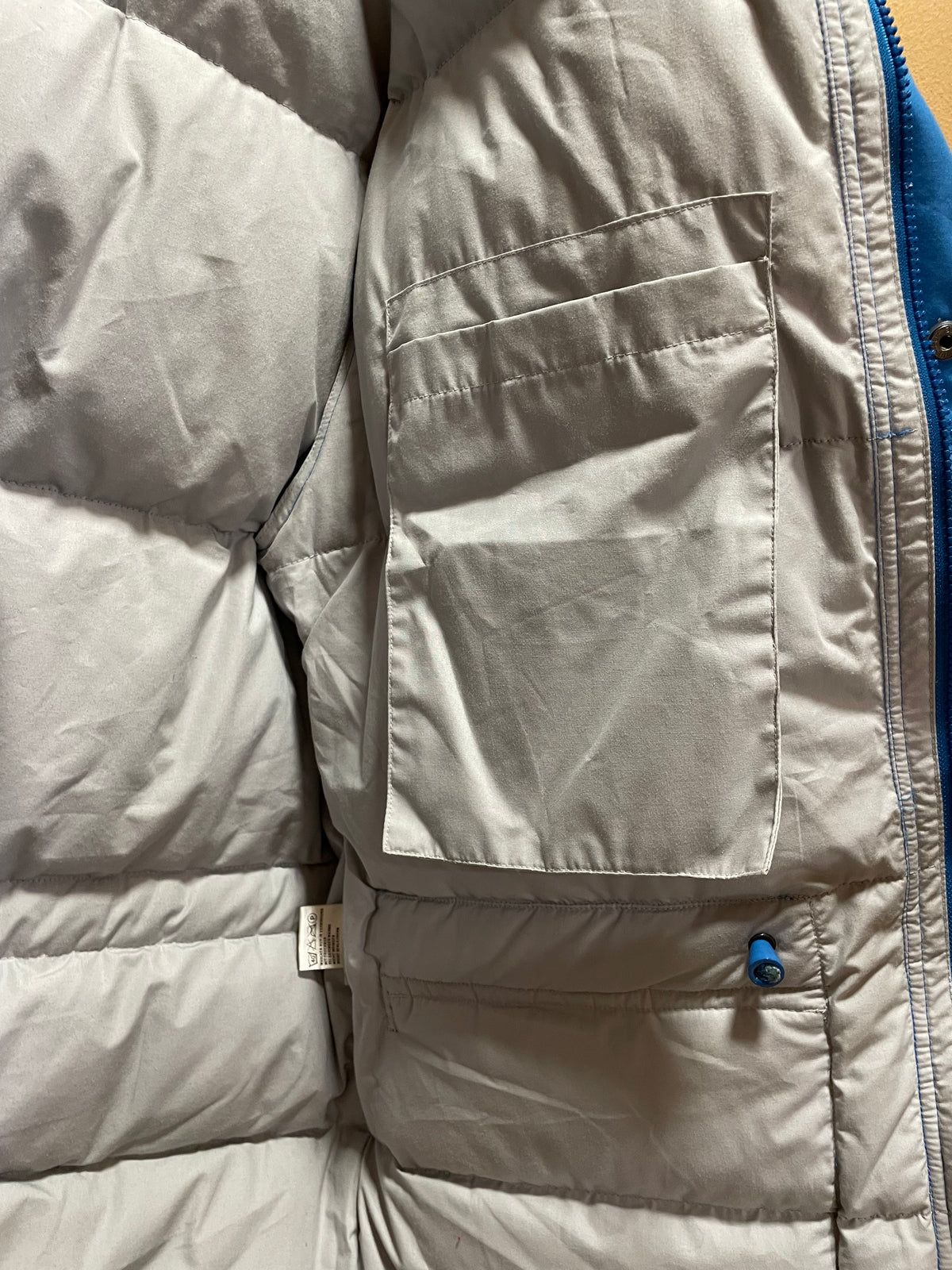 Vintage, Outdoor Ανδρικό Μπουφάν MAUL με Πουπουλένια επένδυση σε Γαλάζιο Χρώμα (Large)