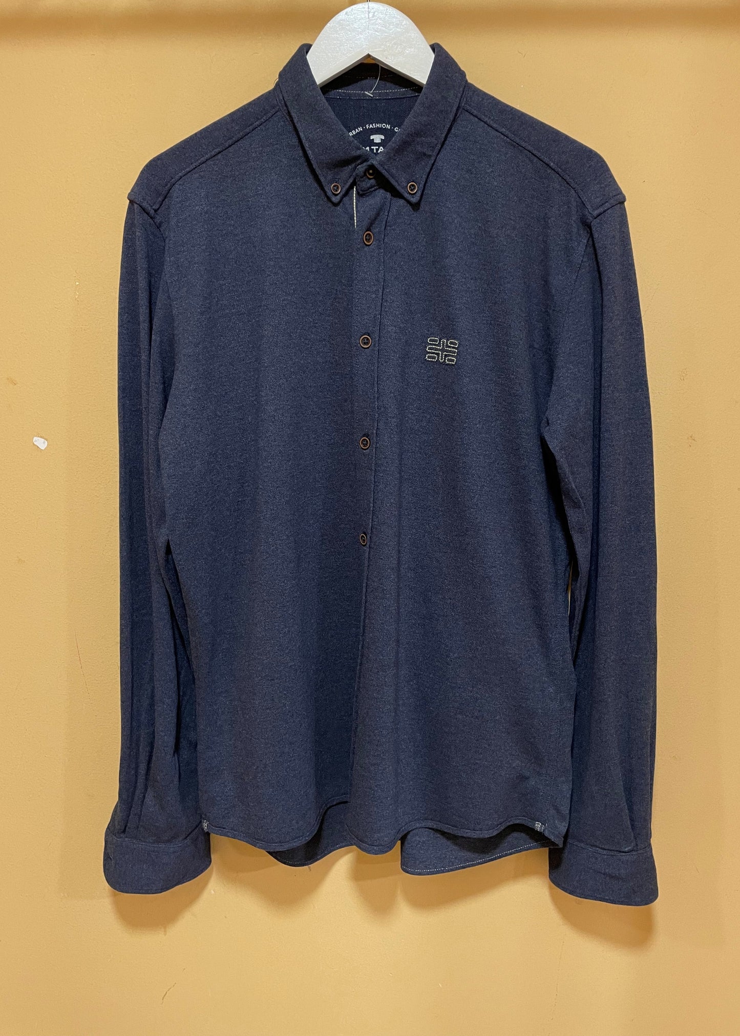 Ανδρική Ζακέτα TOM TAILOR Fitted σε Σκούρο Μπλε χρώμα (Large)