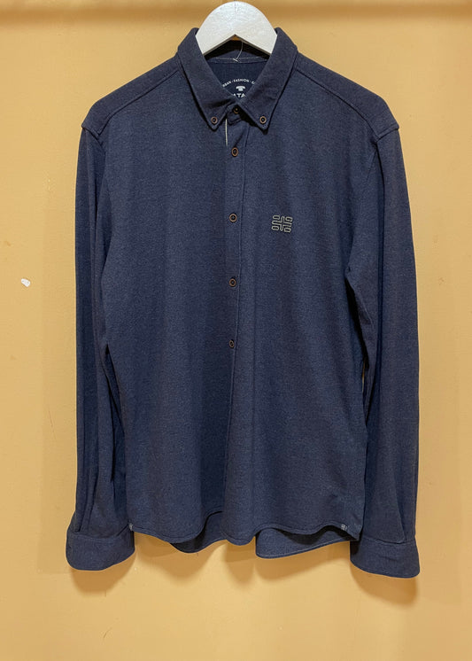 Ανδρική Ζακέτα TOM TAILOR Fitted σε Σκούρο Μπλε χρώμα (Large)