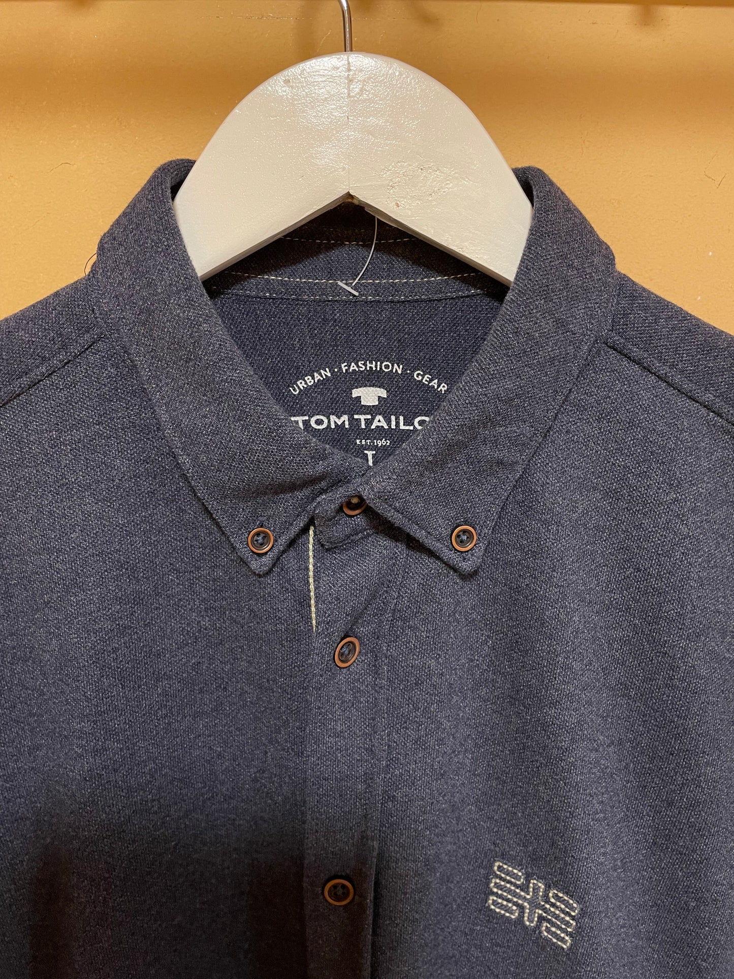 Ανδρική Ζακέτα TOM TAILOR Fitted σε Σκούρο Μπλε χρώμα (Large)