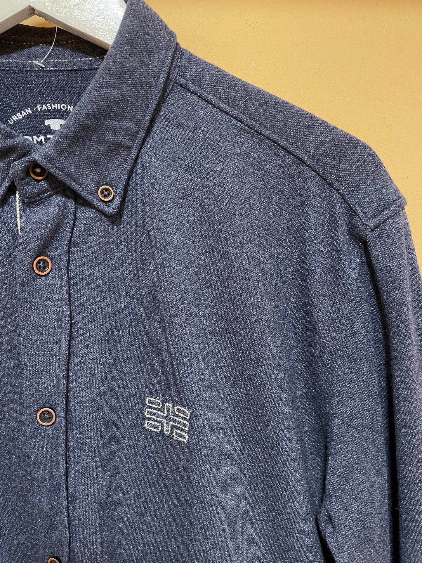 Ανδρική Ζακέτα TOM TAILOR Fitted σε Σκούρο Μπλε χρώμα (Large)