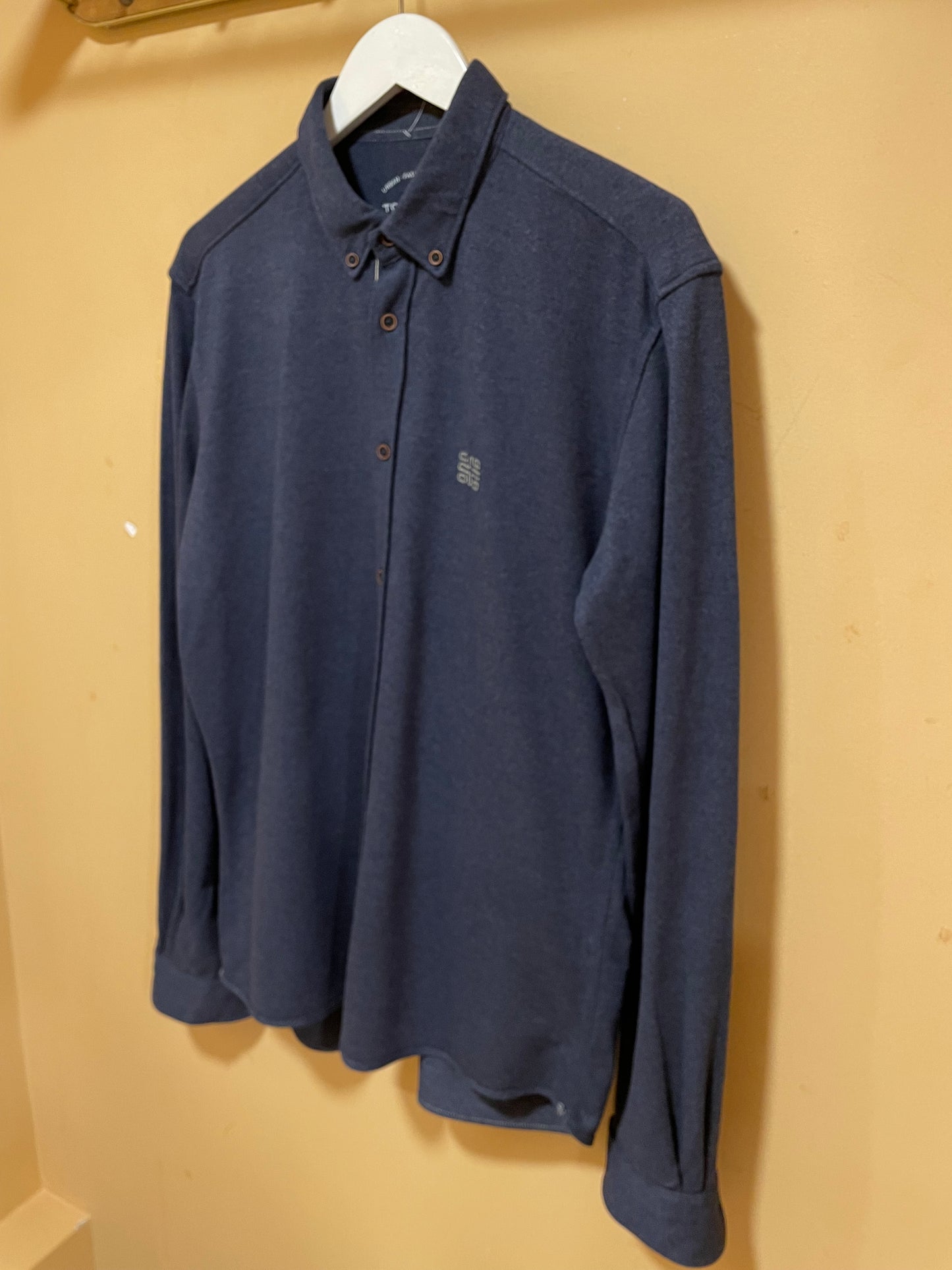 Ανδρική Ζακέτα TOM TAILOR Fitted σε Σκούρο Μπλε χρώμα (Large)