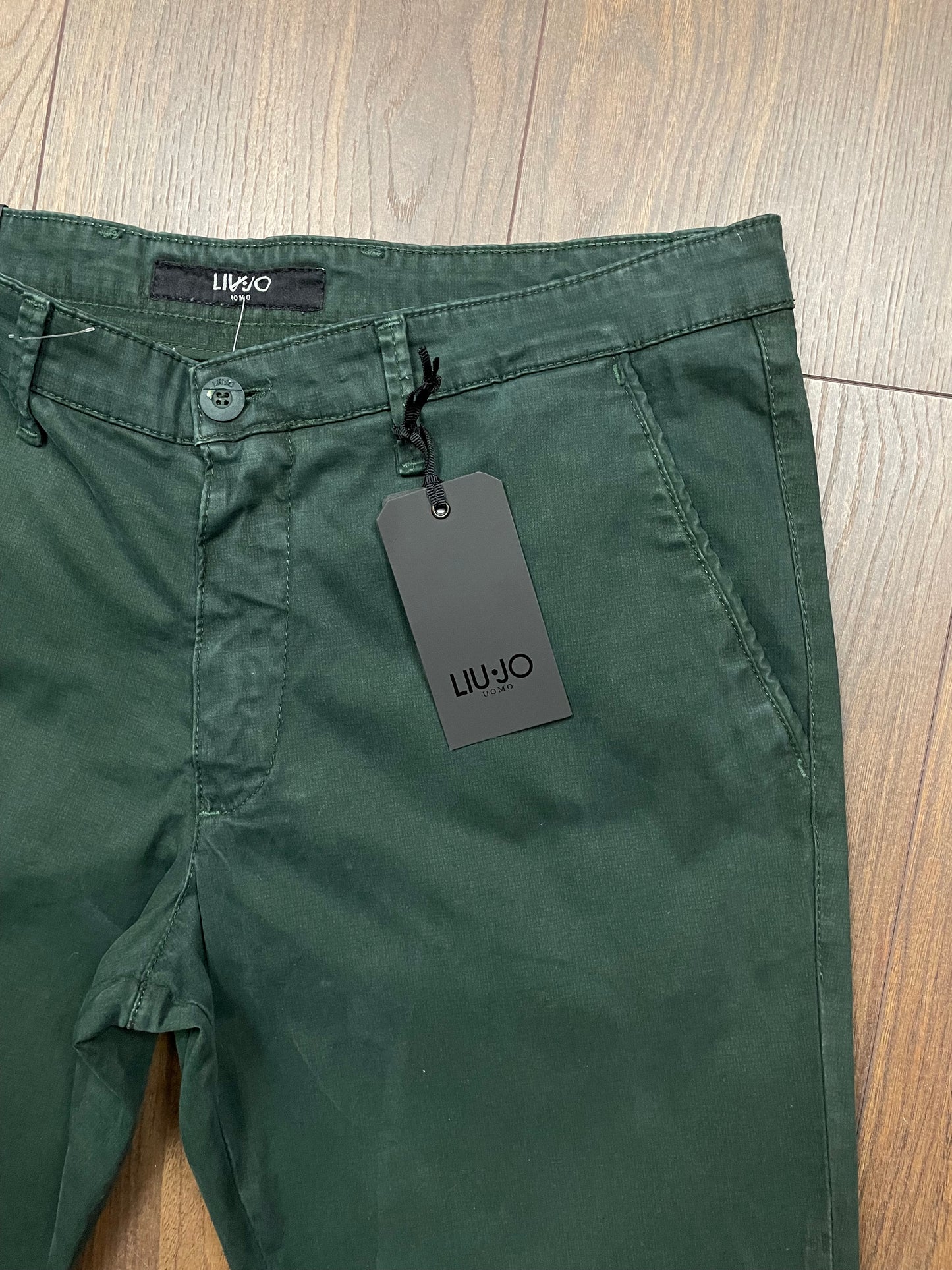 Stock Aνδρικό Παντελόνι LIU JO σε Κυπαρισσί χρώμα (Νο 36 -M)