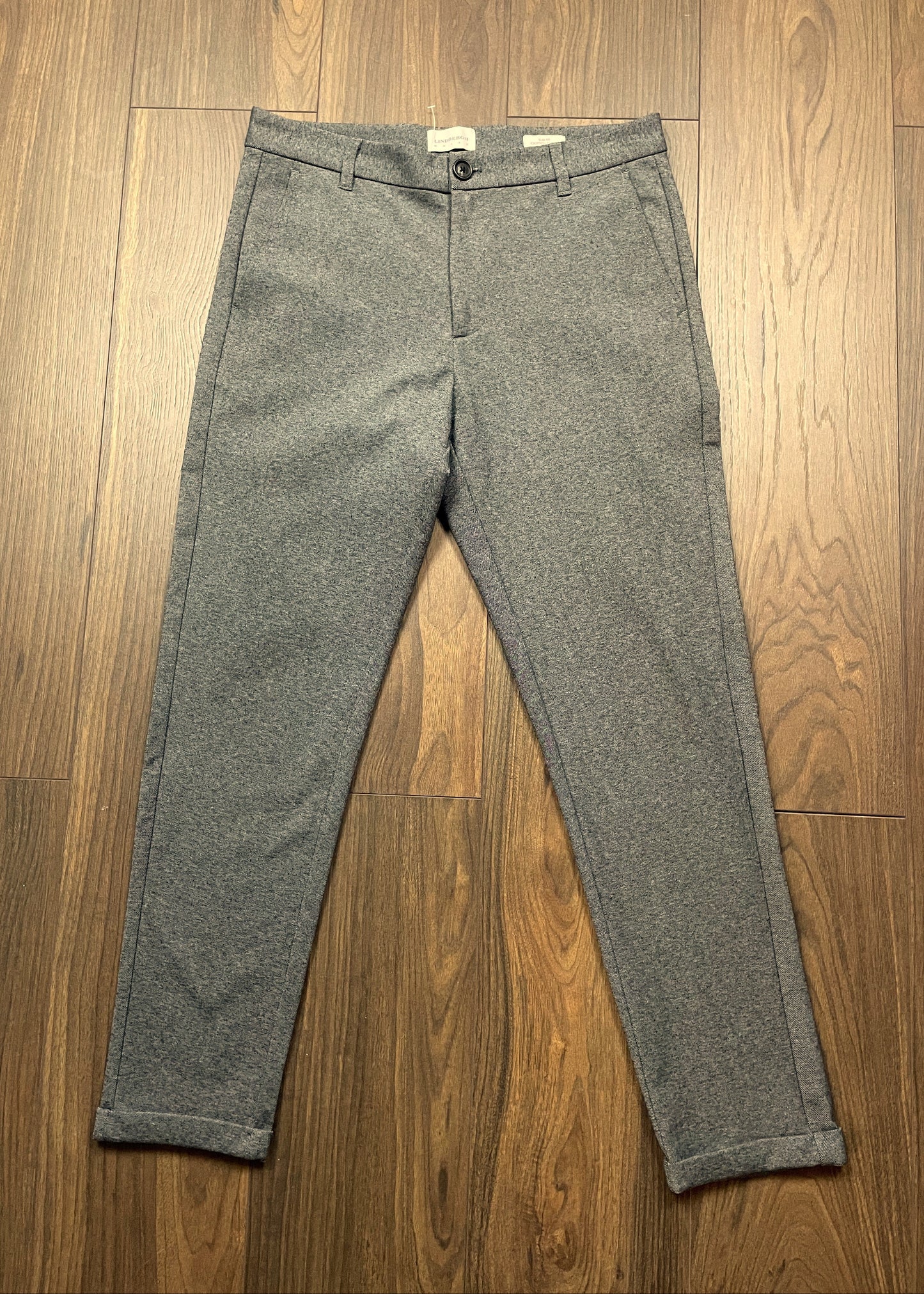 Ανδρικό Παντελόνι LINDBERGH White Slim Fit σε Γκρι χρώμα (Medium)