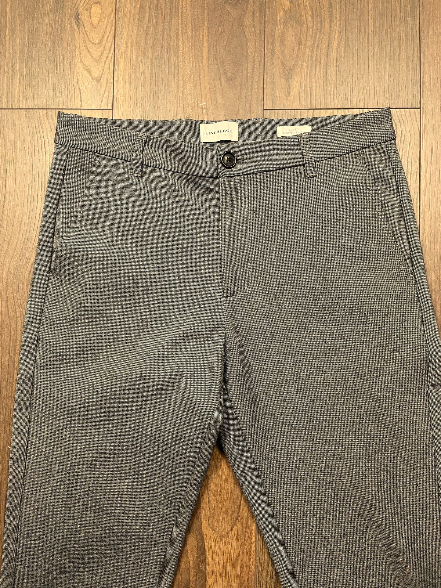 Ανδρικό Παντελόνι LINDBERGH White Slim Fit σε Γκρι χρώμα (Medium)