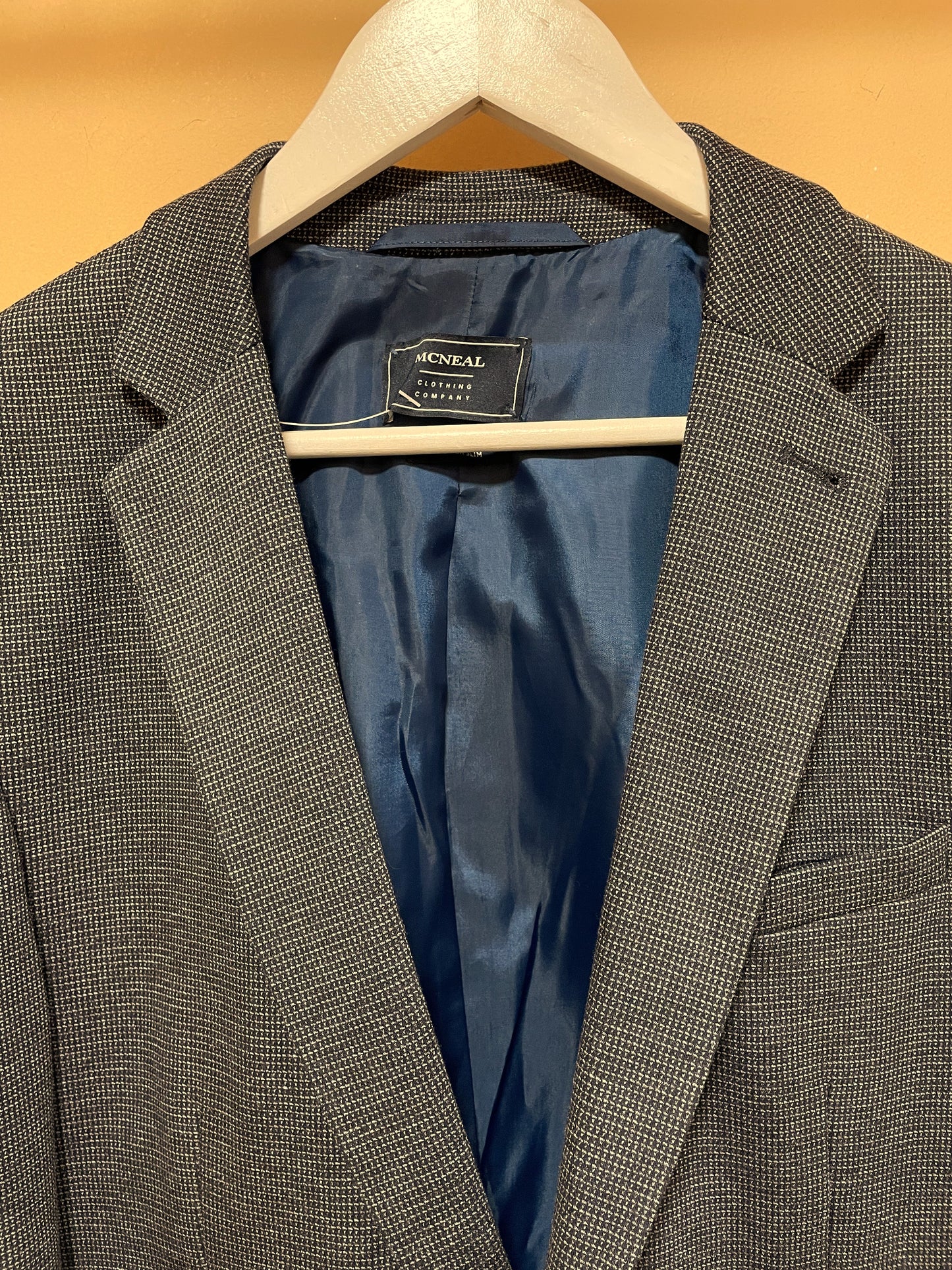 Κλασικό Ανδρικό Σακάκι MCNEAL Super Slim σε Navy - Γκρι χρώμα (Μ-Νο 98)