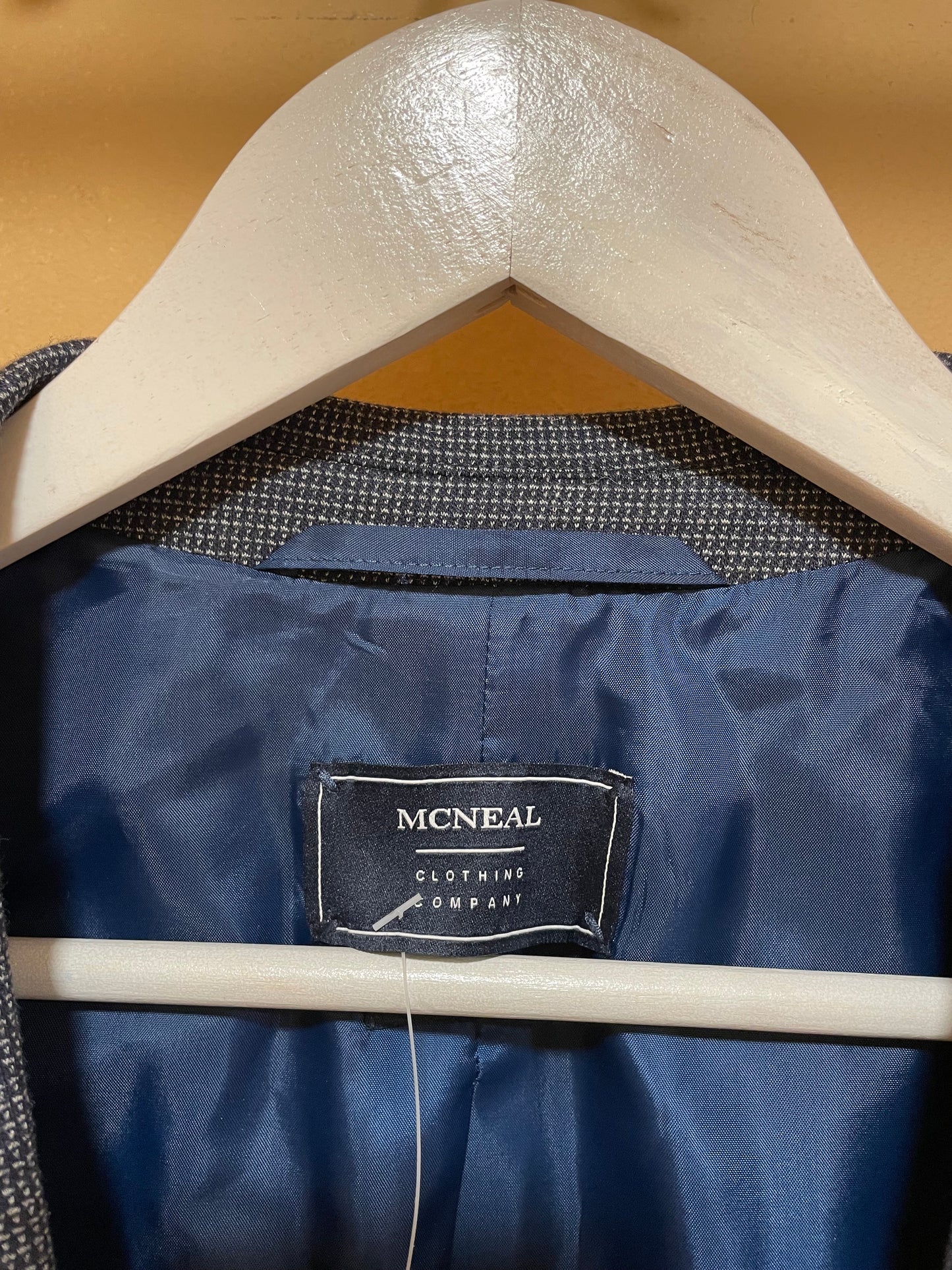 Κλασικό Ανδρικό Σακάκι MCNEAL Super Slim σε Navy - Γκρι χρώμα (Μ-Νο 98)