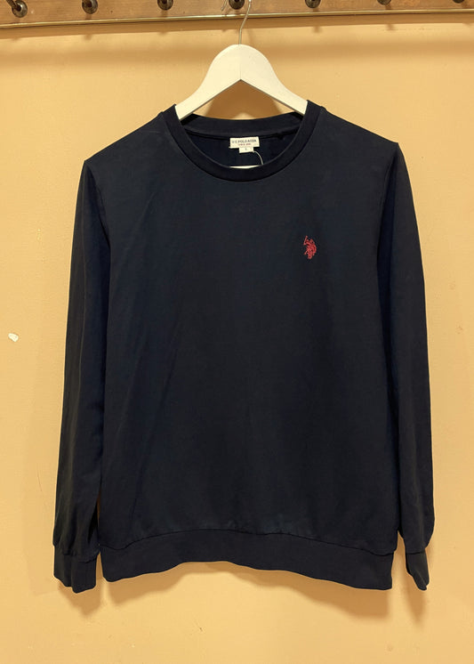 Ανδρική Φούτερ Μπλούζα U.S. POLO ASSN σε Σκούρο Μπλε χρώμα (Medium)