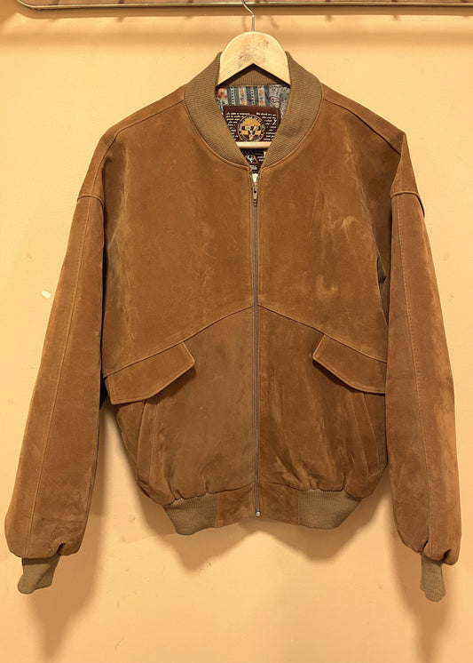 Δερμάτινο / Καστόρ Ανδρικό Μπουφάν V Italy σε Καφέ χρώμα (XL)