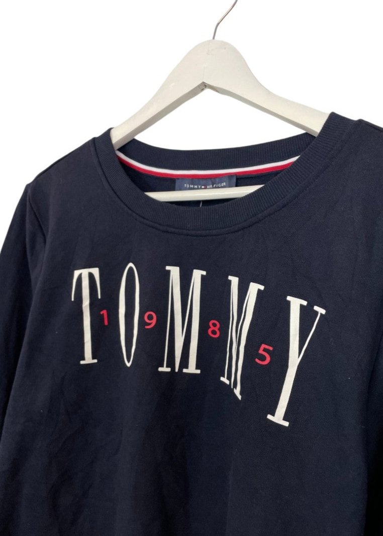 Γυναικεία Φούτερ Μπλούζα TOMMY HILFIGER σε Σκούρο Μπλε χρώμα (M/L)