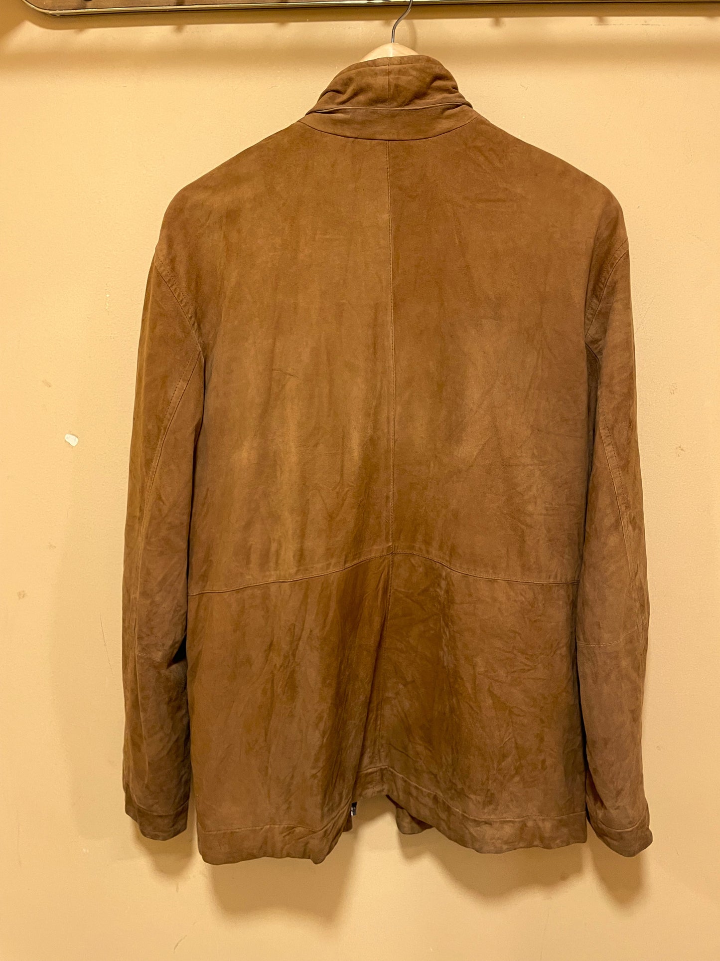 Δερμάτινο / Σουέτ Ανδρικό Τζάκετ PETER FITCH Finest Leatherwear σε Καφέ χρώμα (M/L)