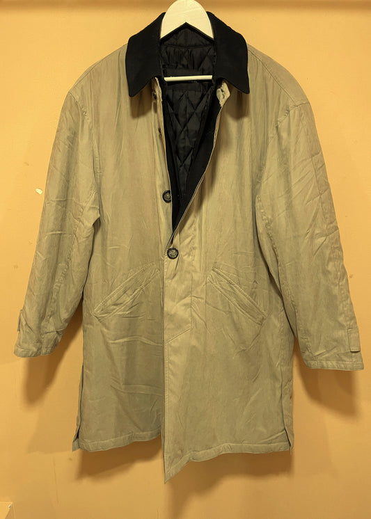 Vintage, Ανδρικό Μπουφάν COMMANDER με Αποσπώμενο εσωτερικό Γιλέκο σε Ανοιχτό Λαδί χρώμα (Άνετο L)