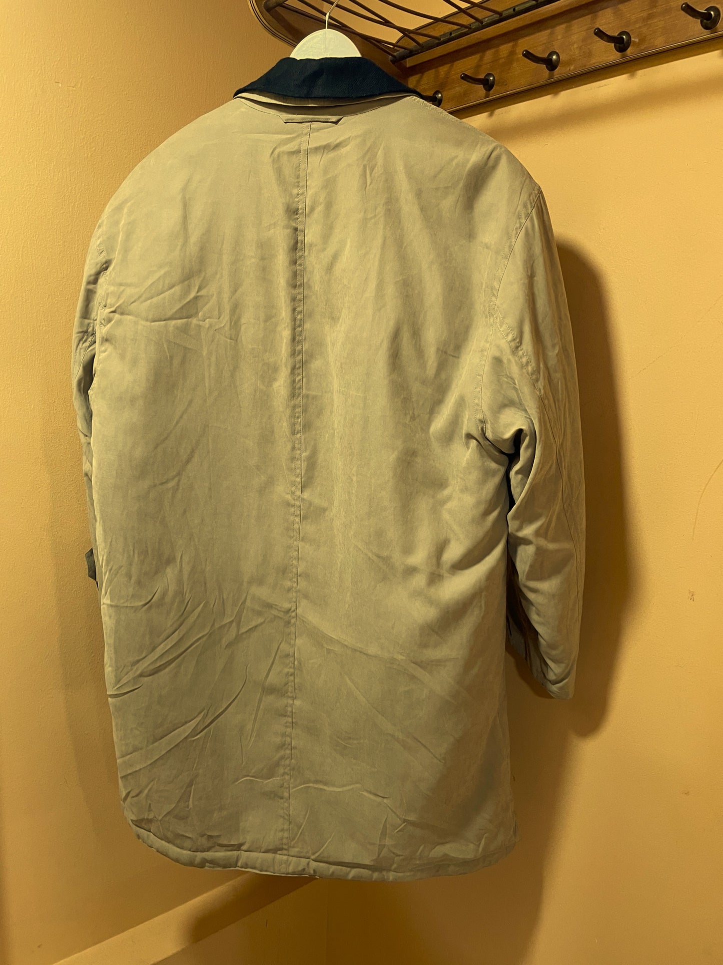 Vintage, Ανδρικό Μπουφάν COMMANDER με Αποσπώμενο εσωτερικό Γιλέκο σε Ανοιχτό Λαδί χρώμα (Άνετο L)