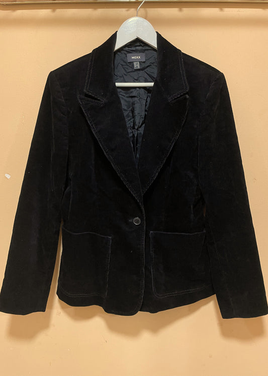 Κοτλέ Γυναικείο Σακάκι MEXX σε Μαύρο χρώμα (Άνετο Medium)