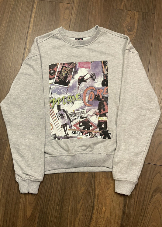 Stock Γυναικεία Φούτερ Μπλούζα GOTCHA σε Γκρι Ανοιχτό