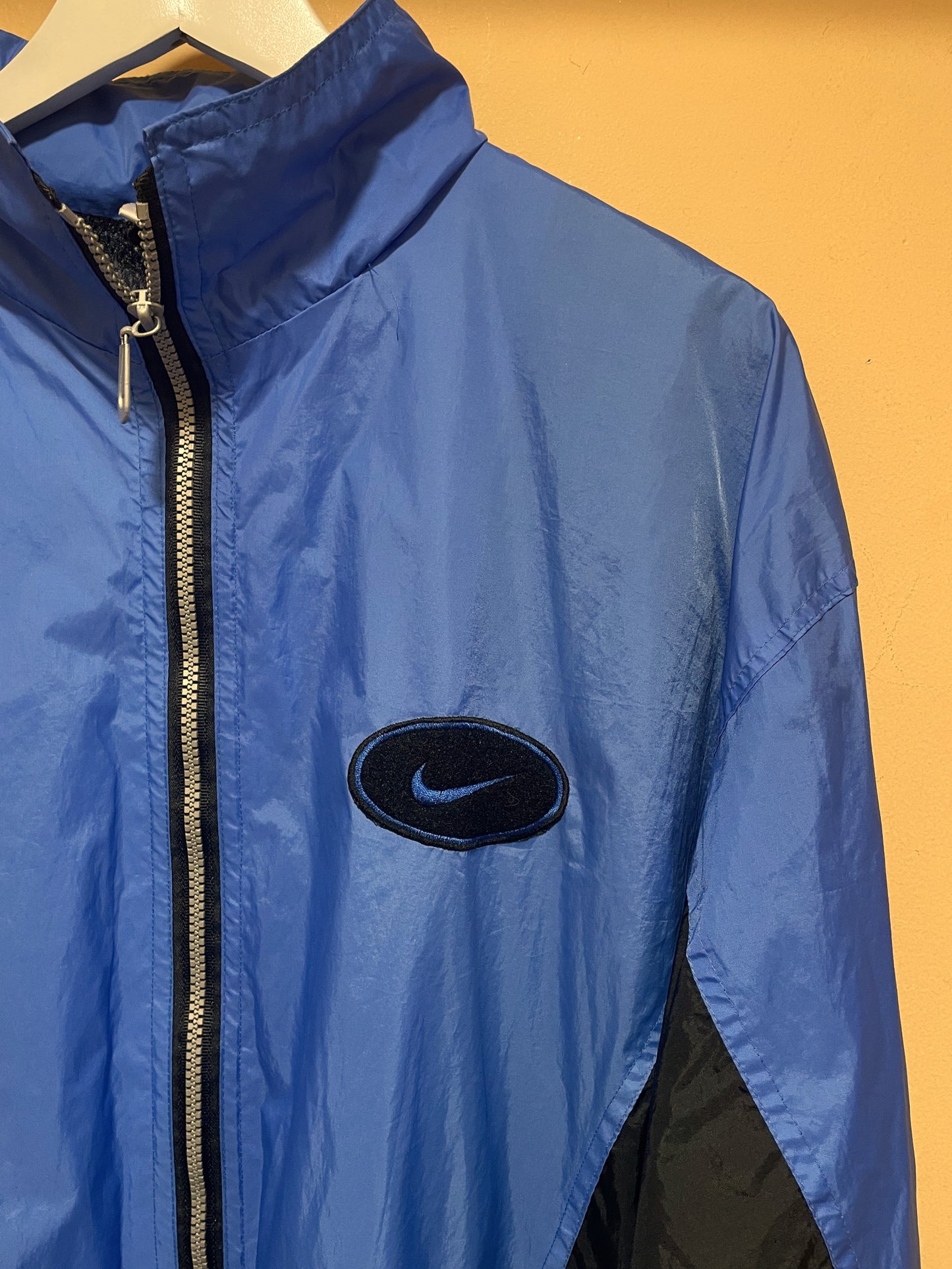 Αθλητικό Ανδρικό Τζάκετ ΝIKE σε Μπλε - Μαύρο χρώμα (Άνετο XL)