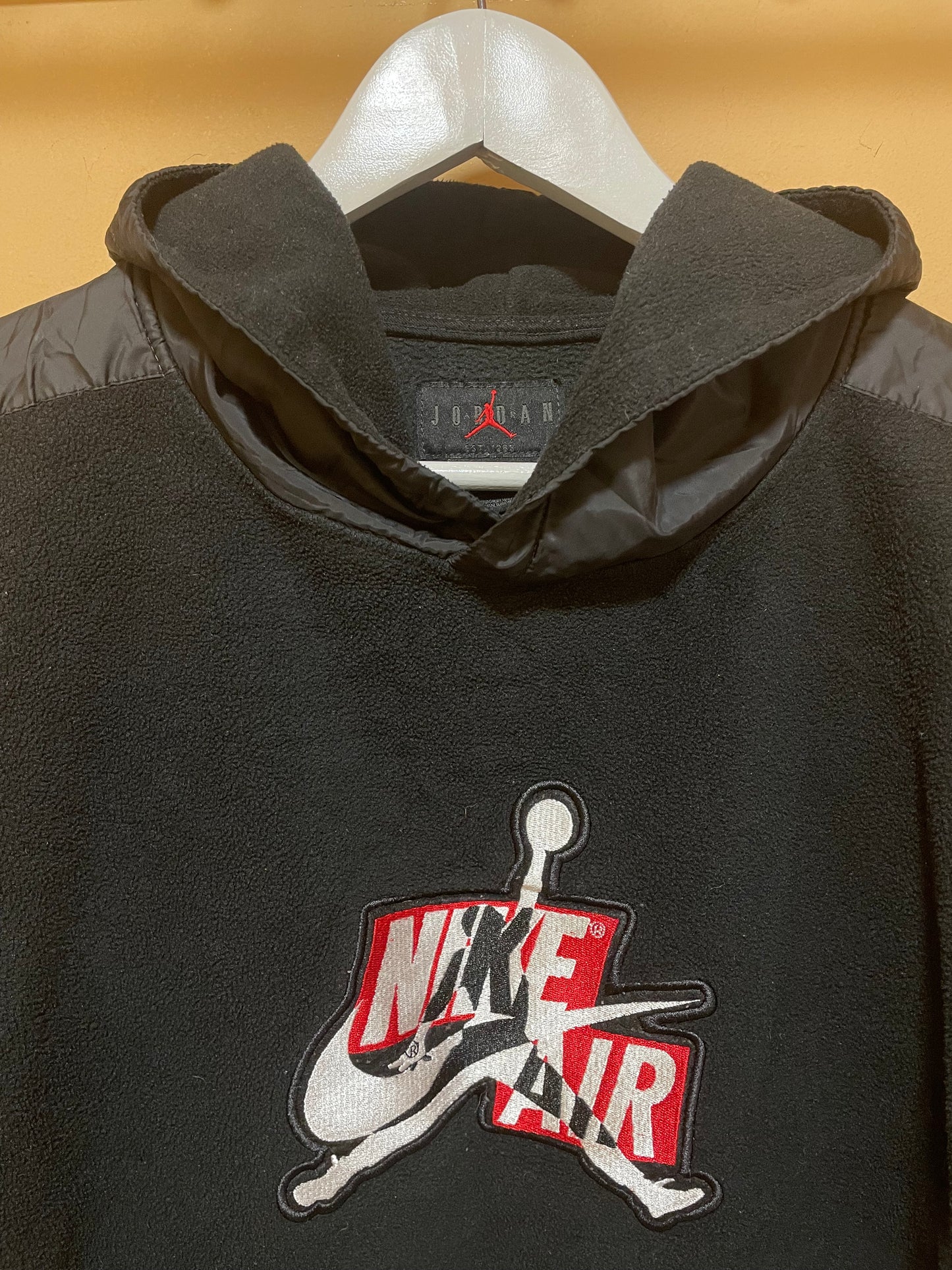 Γυναικεία Φλις Hoodie Φλις NIKE Air σε Μαύρο χρώμα (Small)