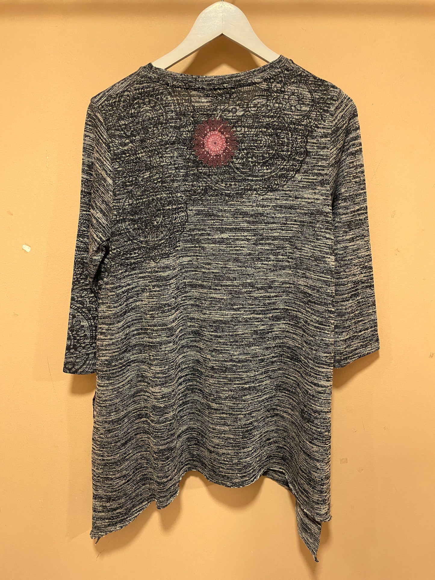 Stock, Γυναικεία Πλεκτή Μπλούζα DESIGUAL σε Γκρι χρώμα (Large)