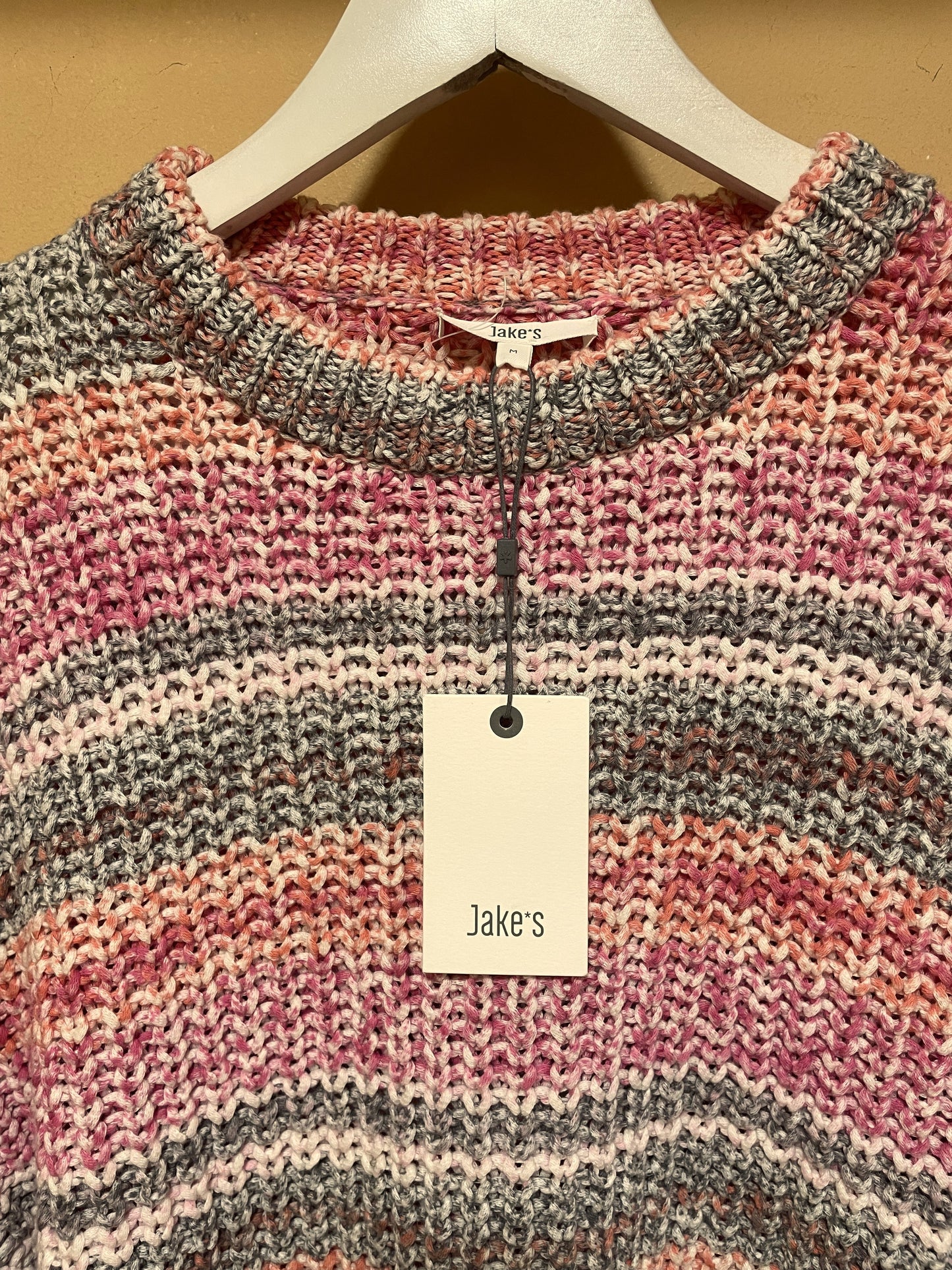 Stock, Γυναικεία Πλεκτή Μπλούζα/ Πουλόβερ JAKE'S (Άνετο M - καλύπτει μέχρι και L)