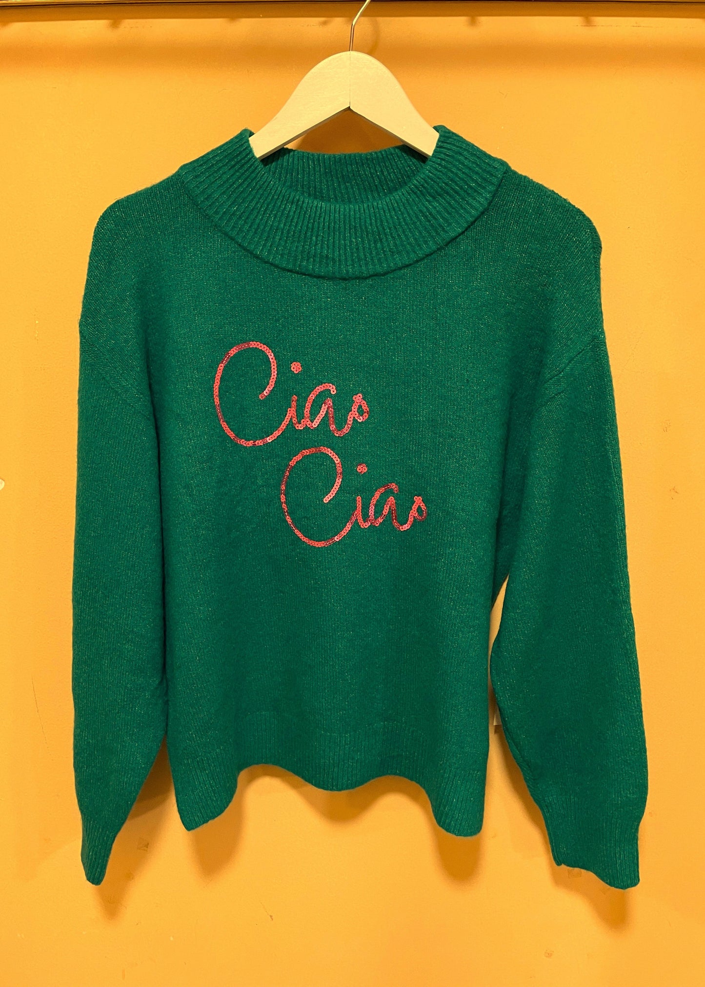 Stock, Γυναικεία Πλεκτή Μπλούζα/ Πουλόβερ A NEW DAY σε πράσινο χρώμα (Άνετο Medium)