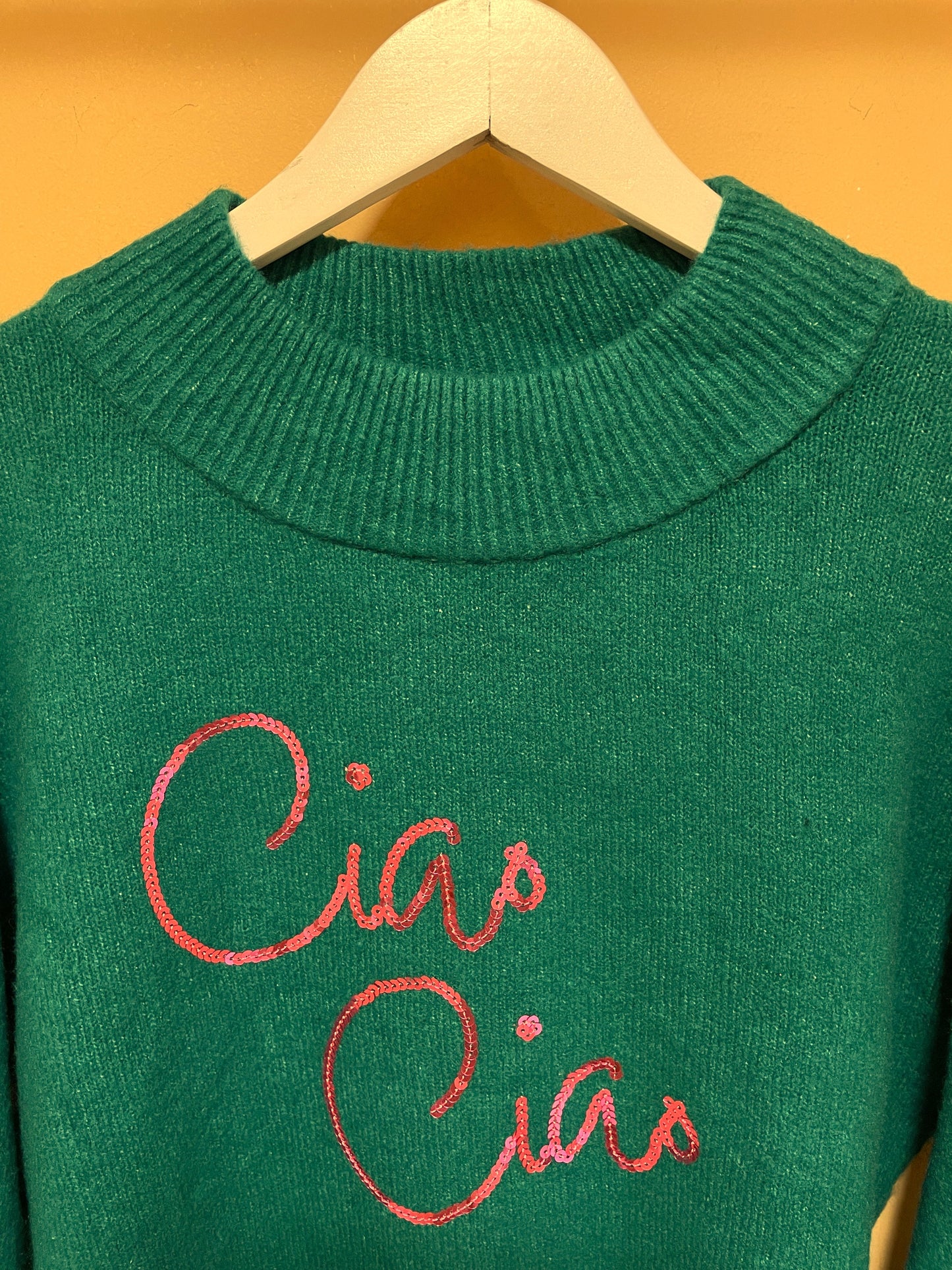 Stock, Γυναικεία Πλεκτή Μπλούζα/ Πουλόβερ A NEW DAY σε πράσινο χρώμα (Άνετο Medium)