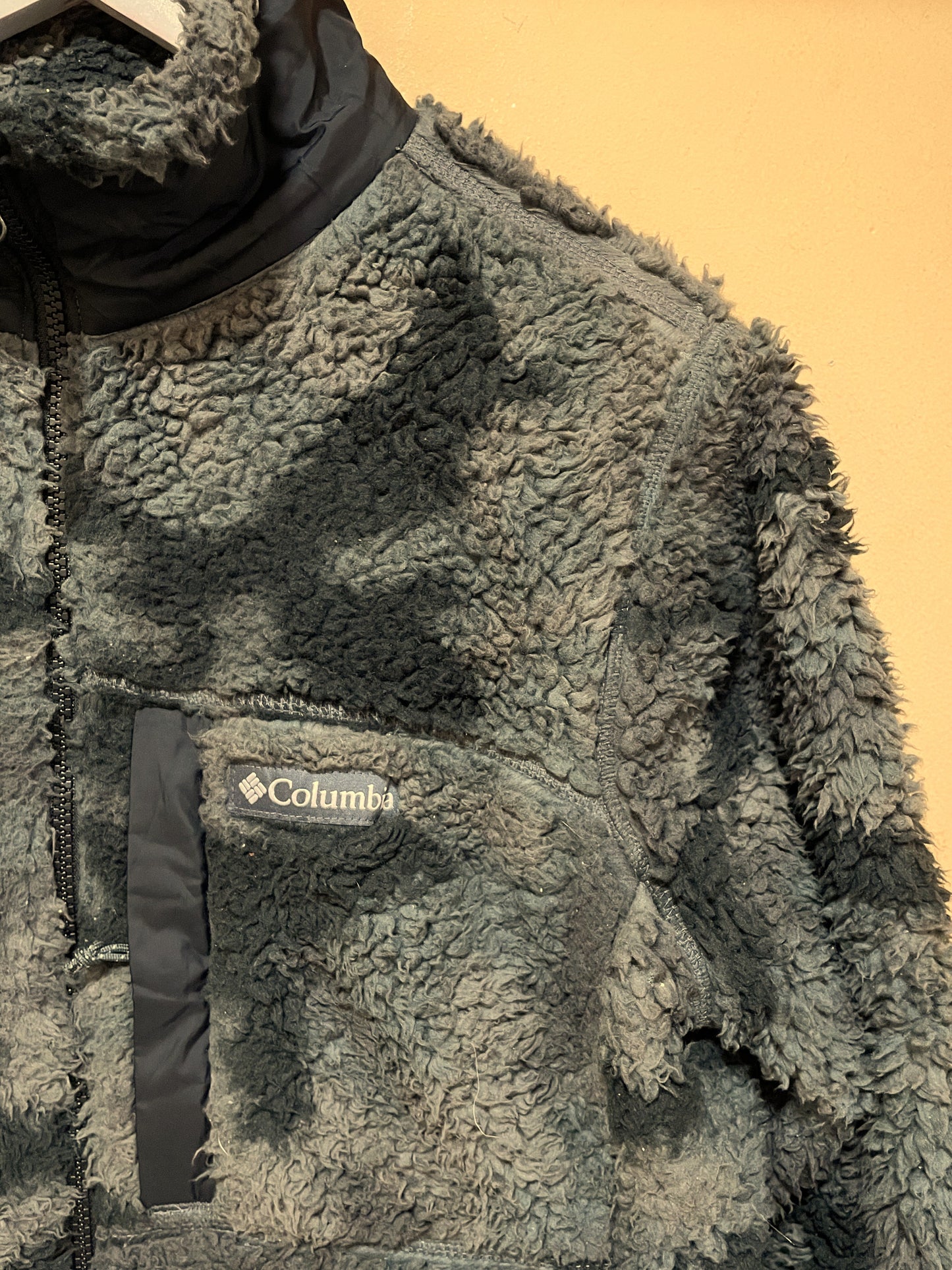 Φλις Ζακέτα COLUMBIA σε Χακί χρώμα (Γυναικείο M - Ανδρικό S)