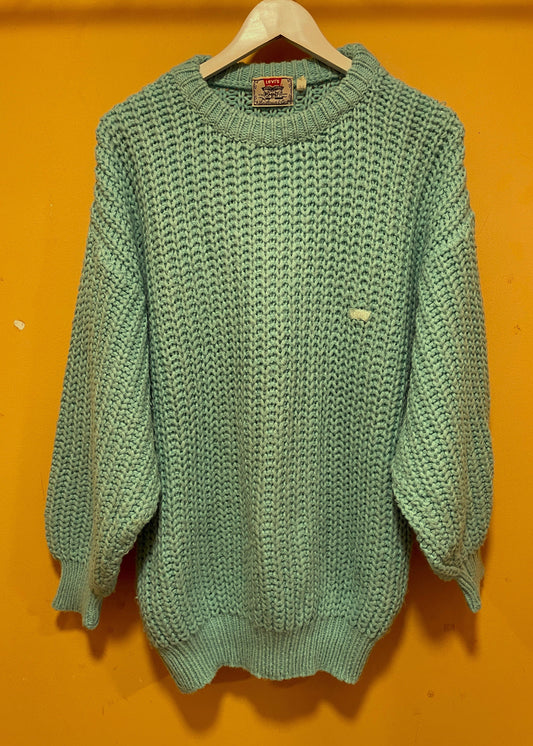 Γυναικεία Πλεκτή Μπλούζα / Πουλόβερ LEVI'S σε Γαλάζιο / Βεραμάν