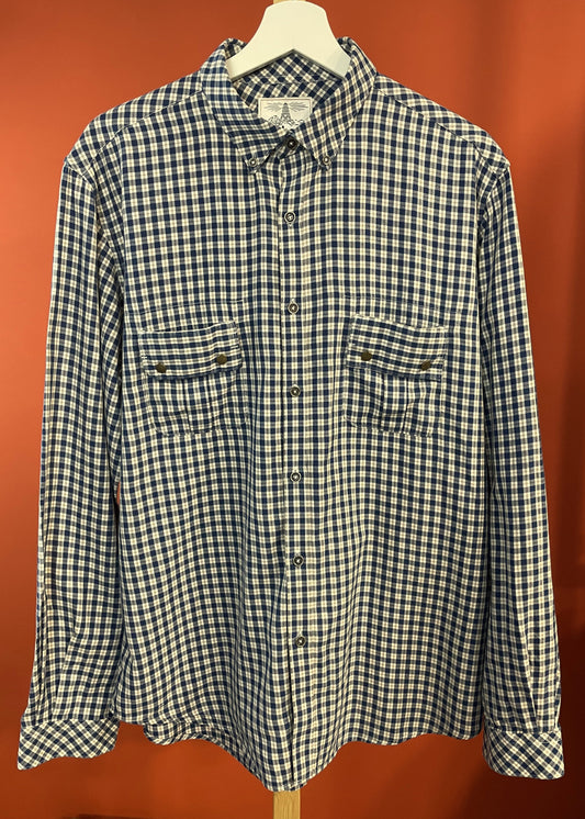 Πτι Καρό Ανδρικό Πουκάμισο BARBOUR σε Μπλε