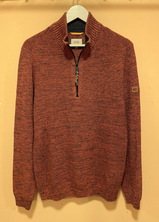 Πλεκτή Ανδρική Μπλούζα / Πουλόβερ CAMEL ACTIVE σε Κεραμιδί