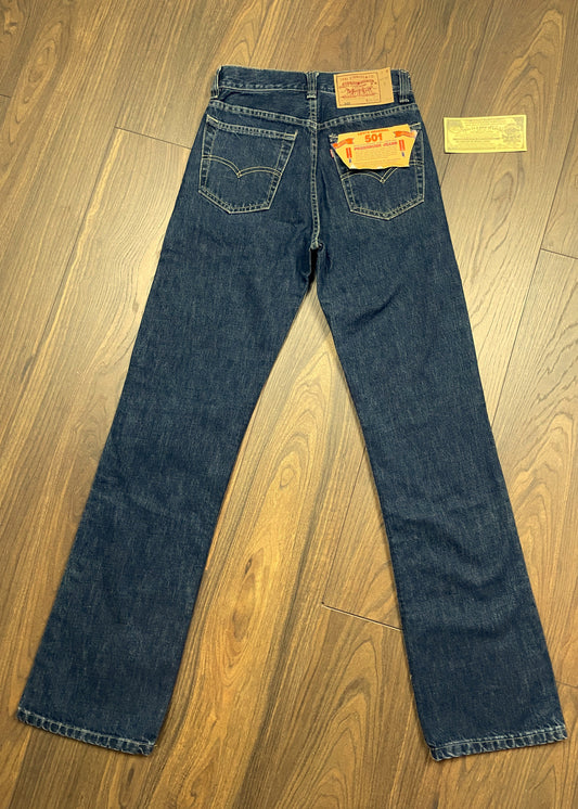 Stock, Γυναικείο Tζιν Παντελόνι LEVI'S 501 σε Σκούρο Μπλε