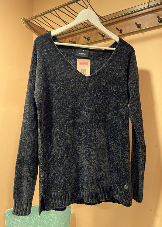 Stock, Γυναικεία Φλις Μπλούζα OXMO σε Σκούρο Γκρι χρώμα