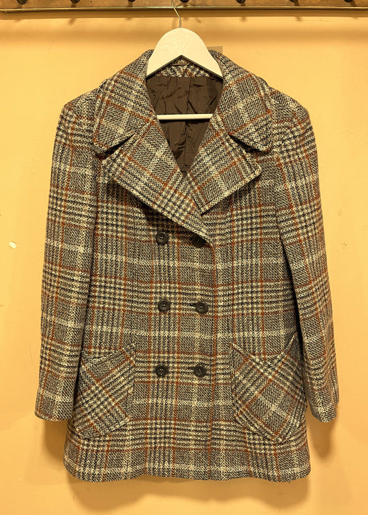 Vintage Γυναικείο Παλτό KK MODELL σε Καφέ / Κεραμιδί χρώμα