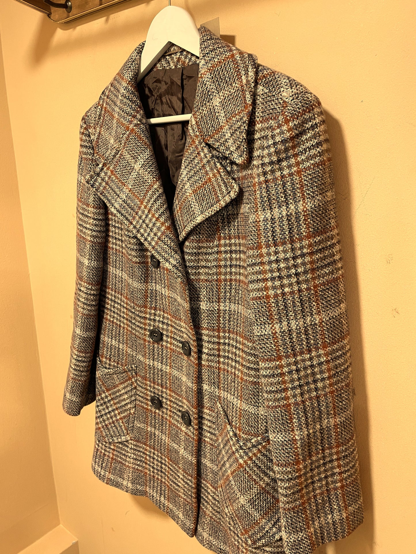 Vintage Γυναικείο Παλτό KK MODELL σε Καφέ / Κεραμιδί χρώμα (Medium)