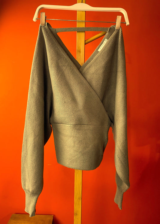 Γυναικεία Πλεκτή Μπλούζα STACCATO σε Χακί χρώμα (Medium)