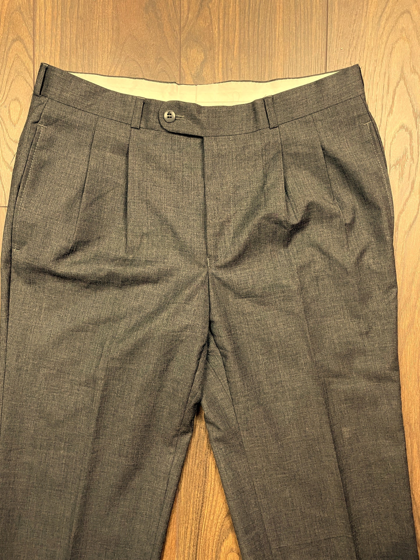 Aνδρικό, Μάλλινο Παντελόνι HUGO BOSS σε Γκρι χρώμα (Medium)