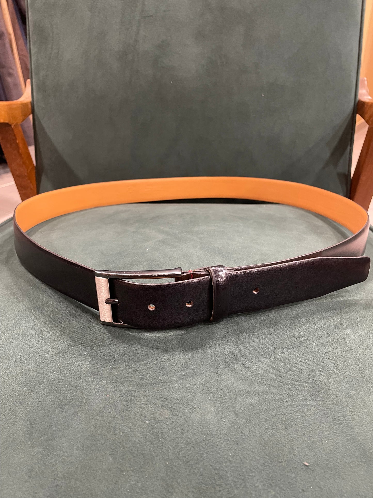 Ανδρική ζώνη PIERRE CARDIN 120 σε Μαύρο χρώμα