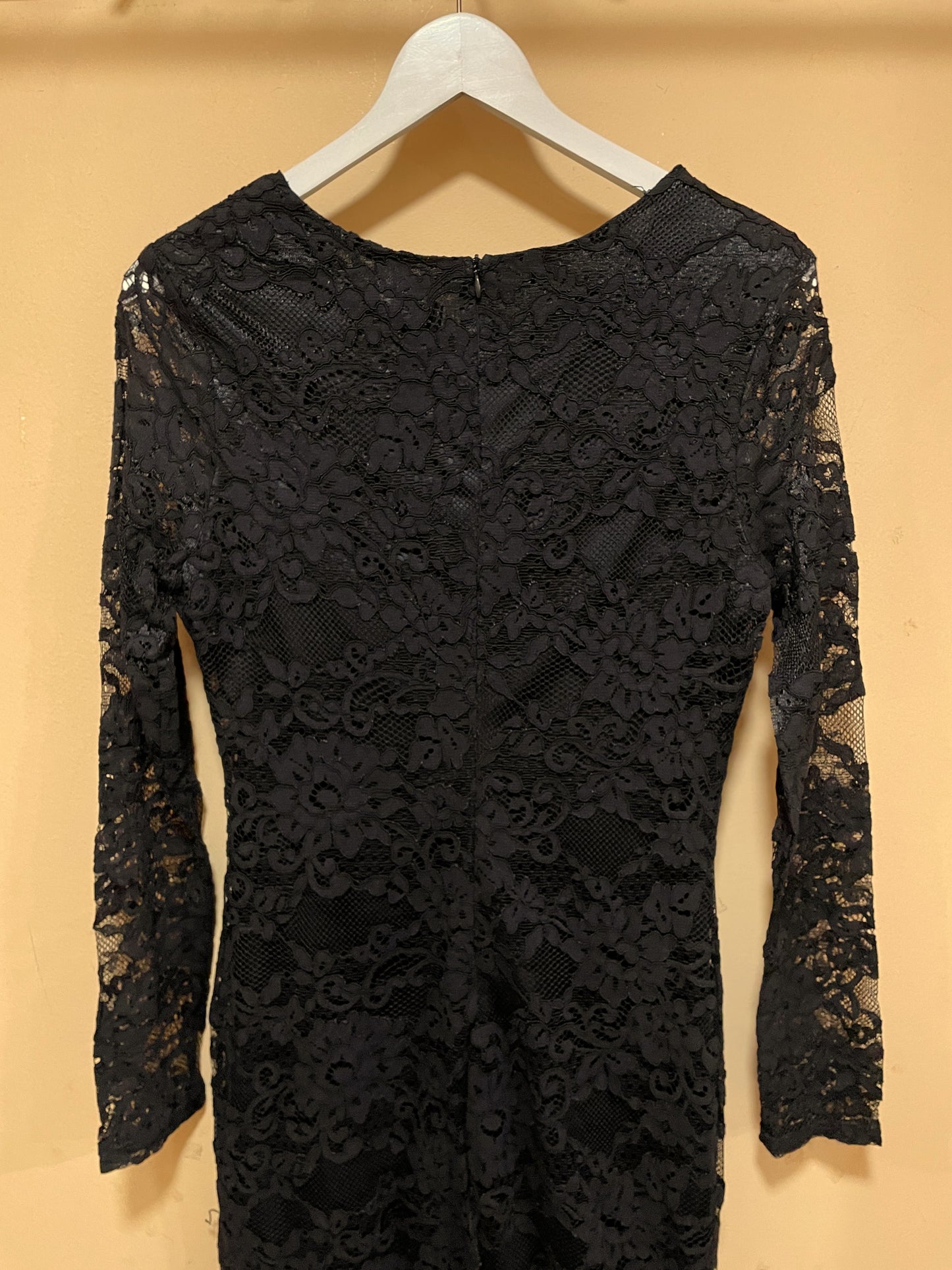 Stock, Βραδινό Φόρεμα Δαντέλα MELA LONDON σε Μαύρο χρώμα (S/M)