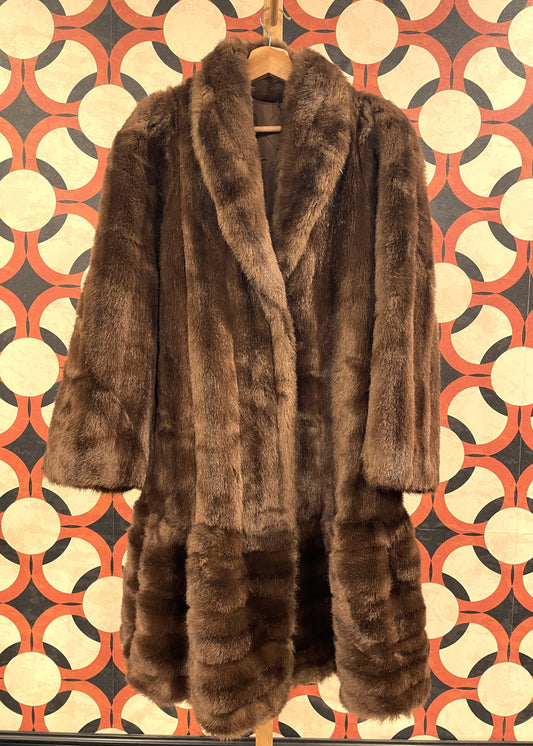 Οικολογική Γούνα σε Καφέ χρώμα