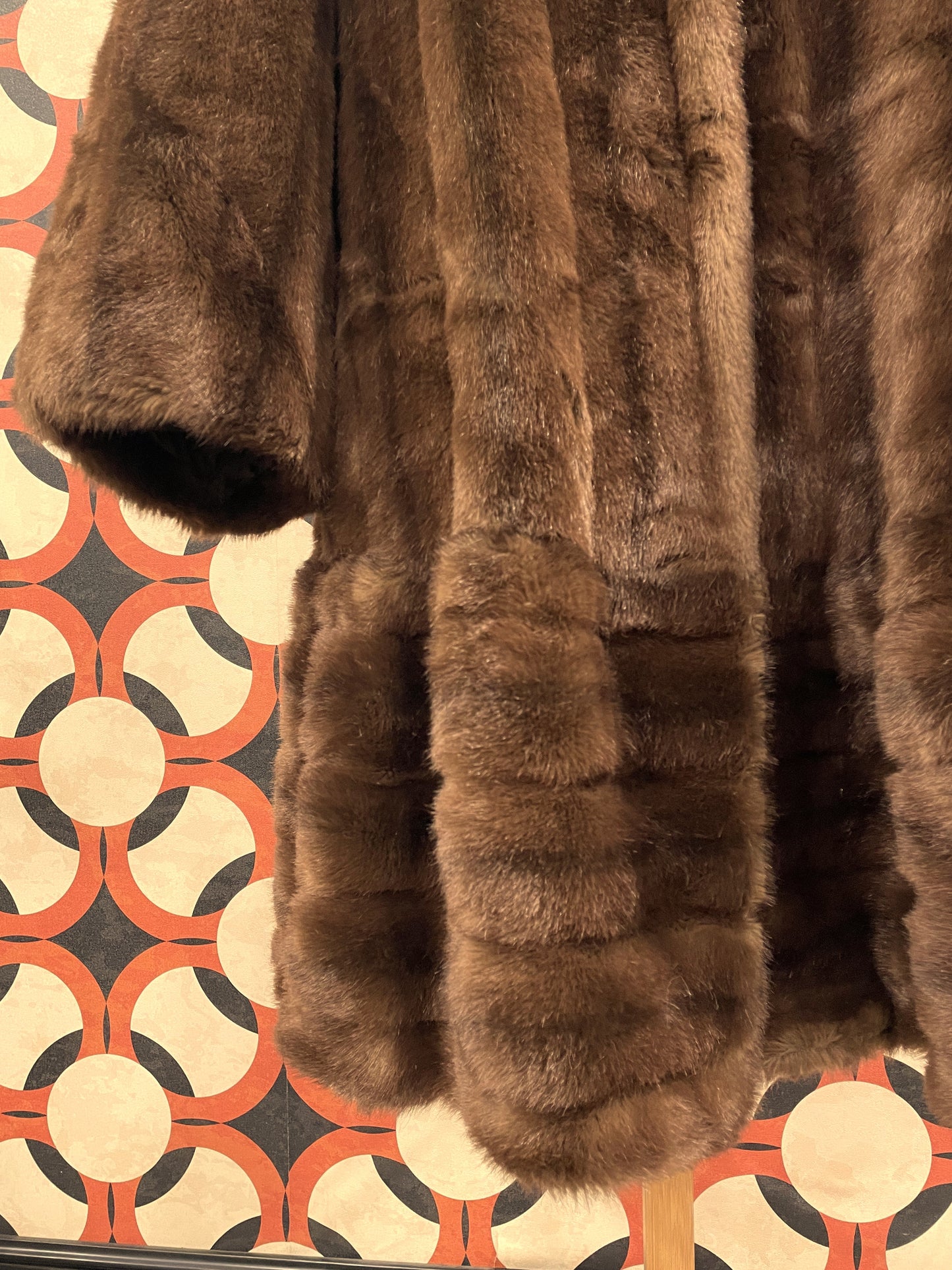 Οικολογική Γούνα σε Καφέ χρώμα (L/XL)