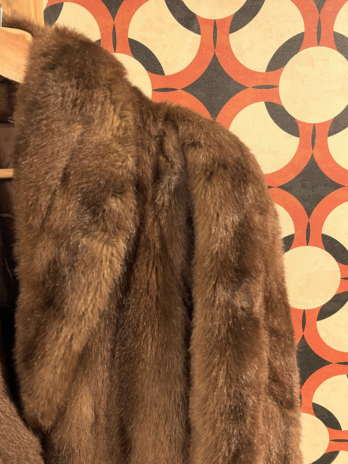 Οικολογική Γούνα σε Καφέ χρώμα (L/XL)