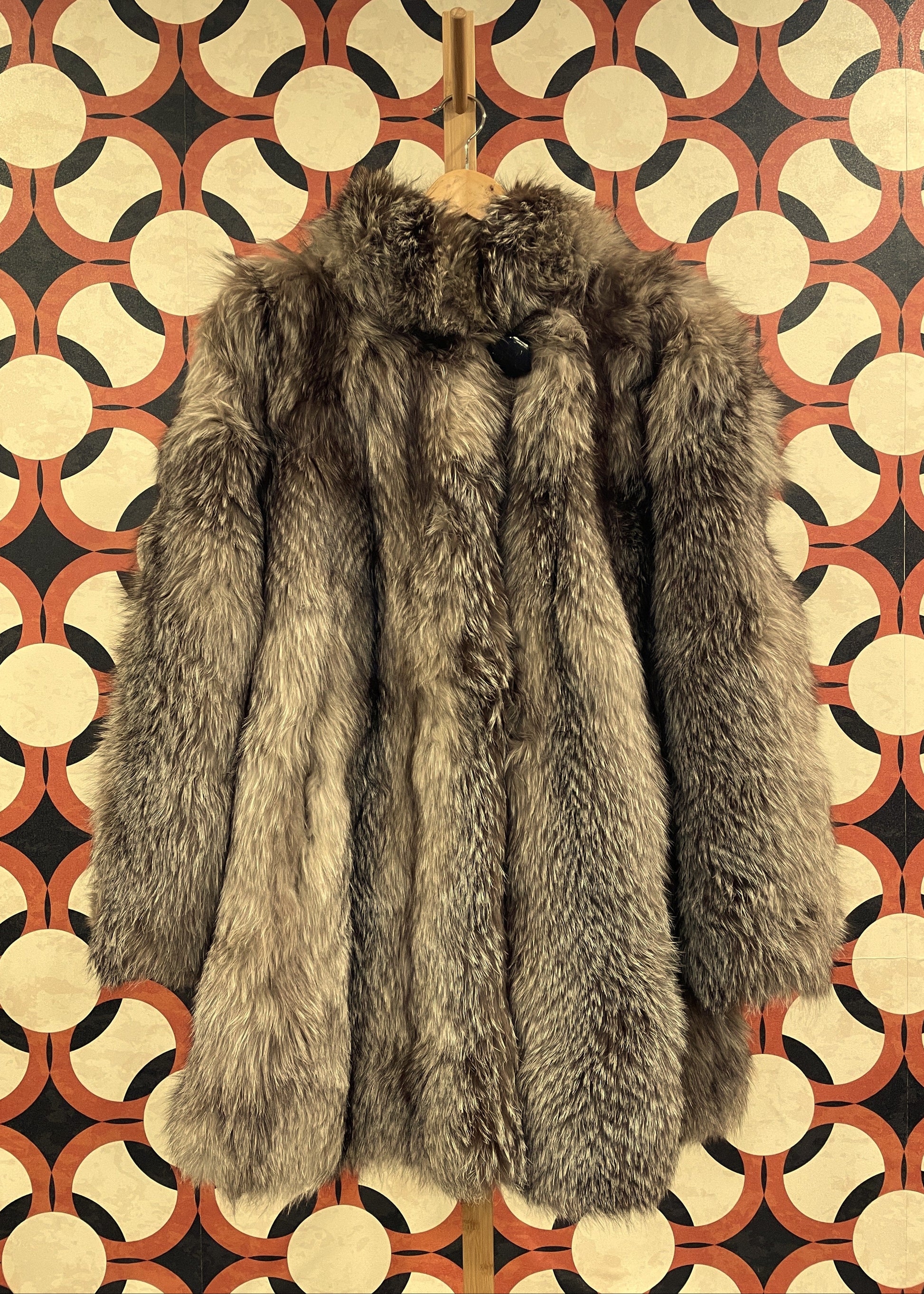 UNIQUE ITEM : Vintage, Φυσική Γούνα σε Καφέ - Μπεζ χρώμα