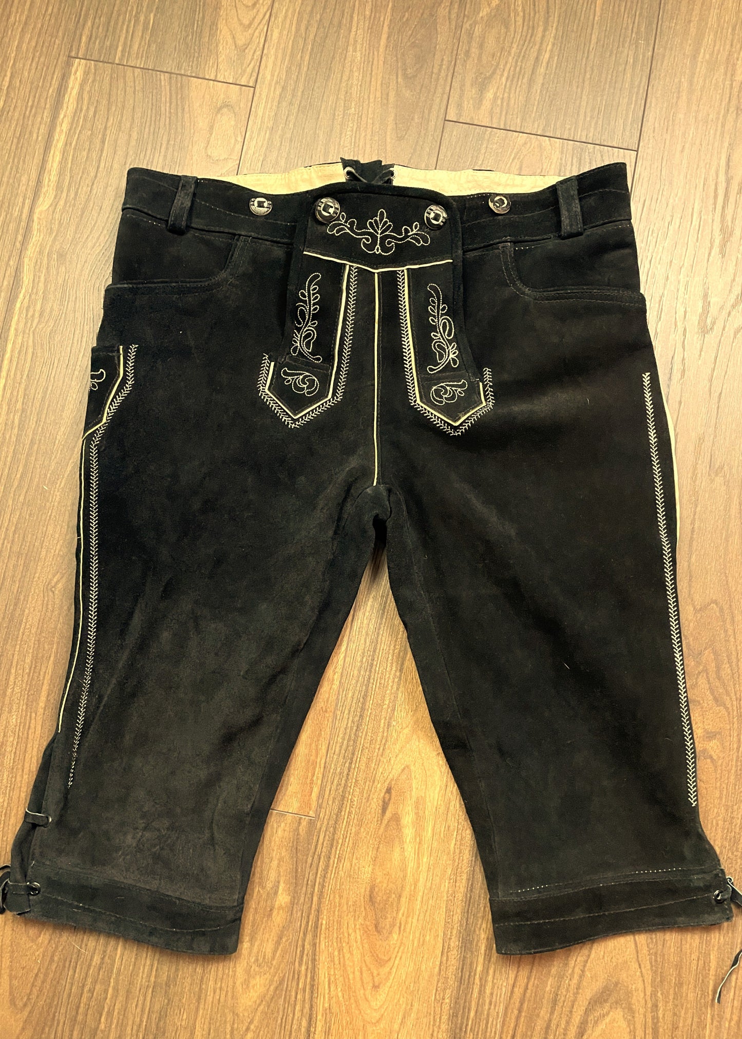 UNIQUE ITEM: Vintage, Καστόρ / Δερμάτινο Γυναικείο Παντελόνι GAUDI LEATHERS σε Σκούρο Καφέ / Μαύρο χρώμα