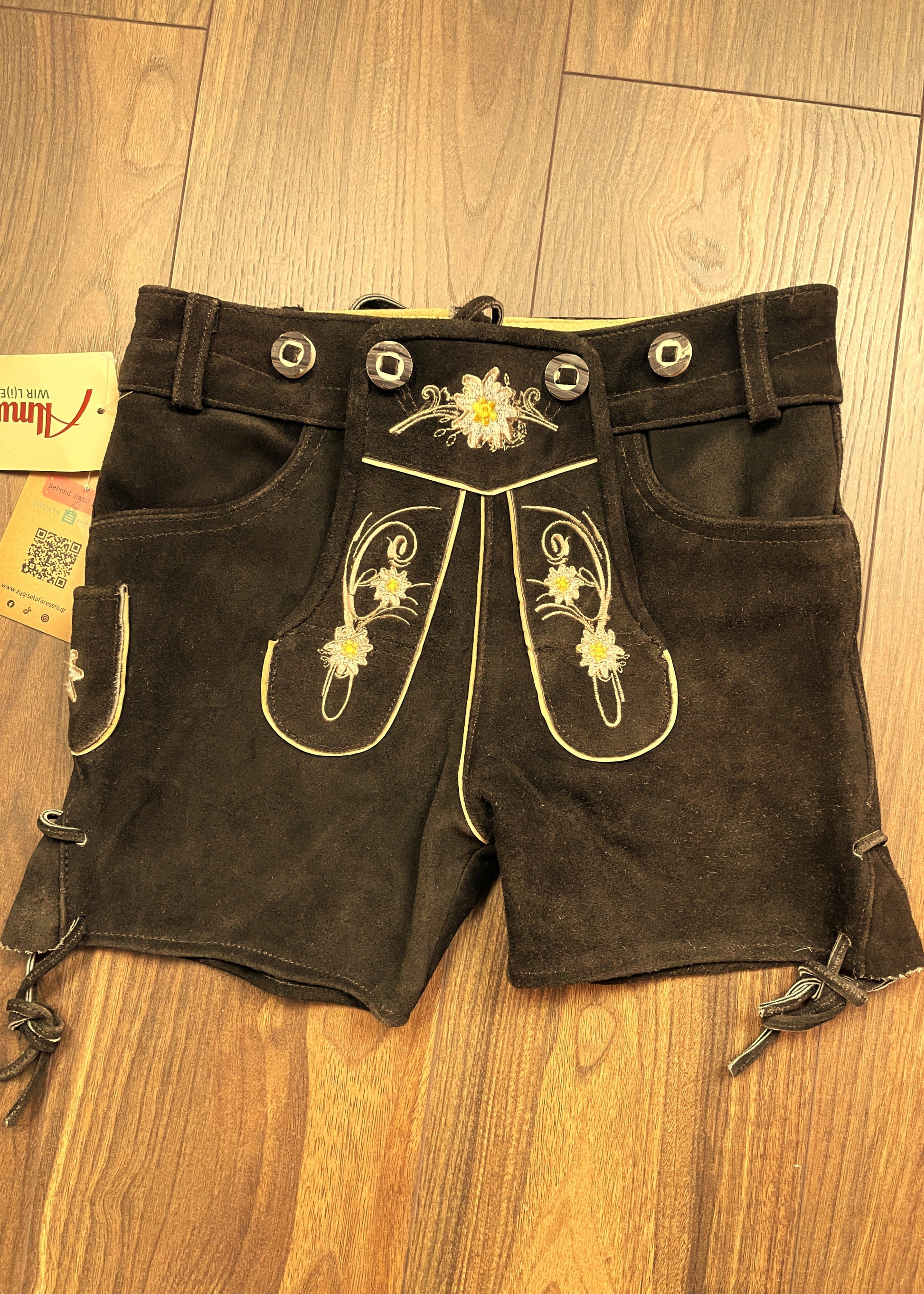 UNIQUE ITEM: Stock, Δερμάτινο / Καστόρ Γυναικείο Σορτς ALMWERK σε Σοκολατί Χρώμα