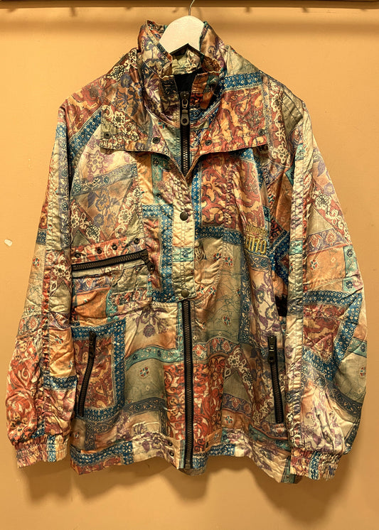 Vintage Γυναικείο Μπουφάν NUMERO UNO σε παλ Μπεζ/Χρυσό χρώμα