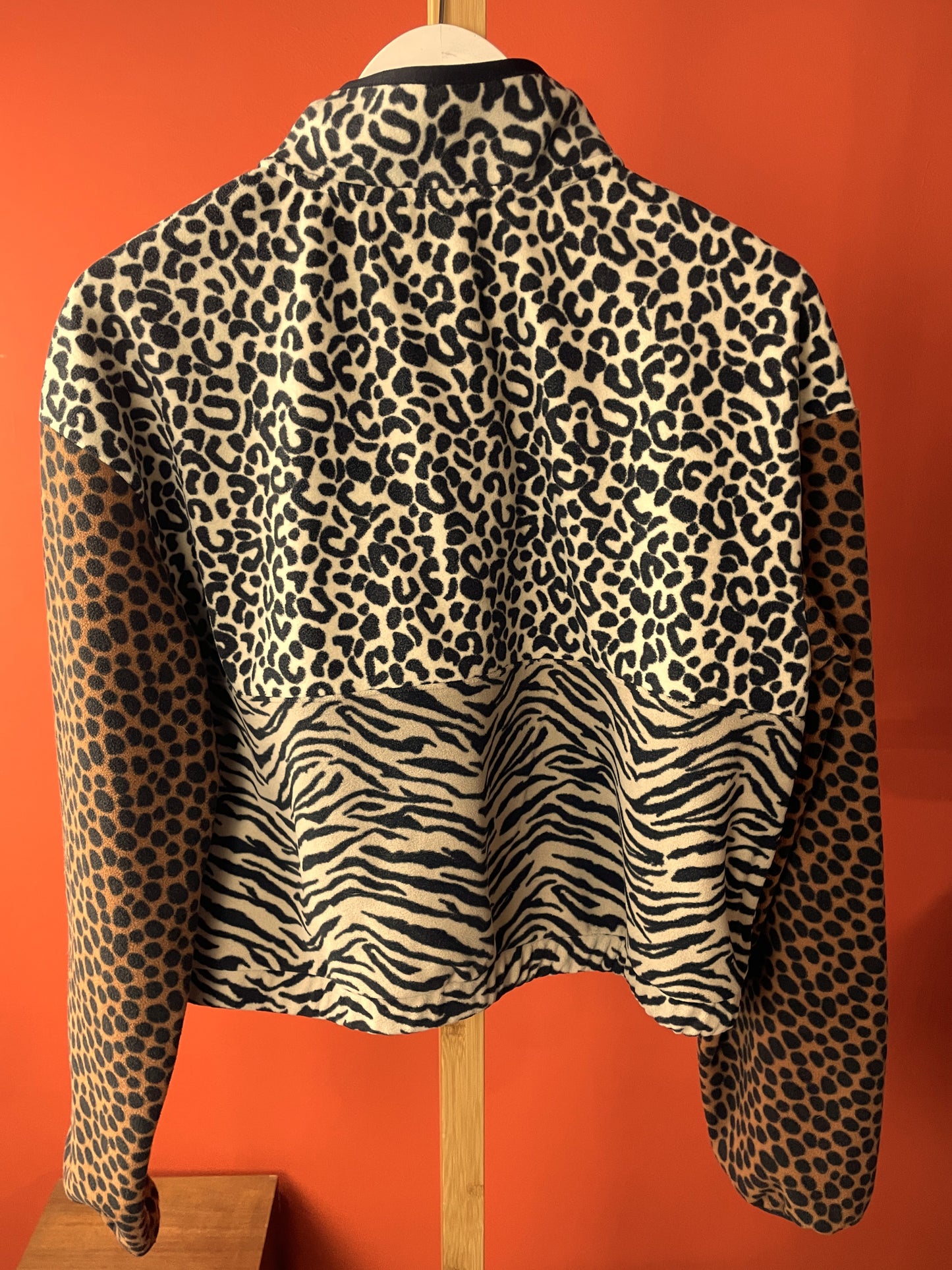 Animal Print, Γυναικεία Φλις Μπλούζα VANS (M - Σχετικά στενή γραμμή)