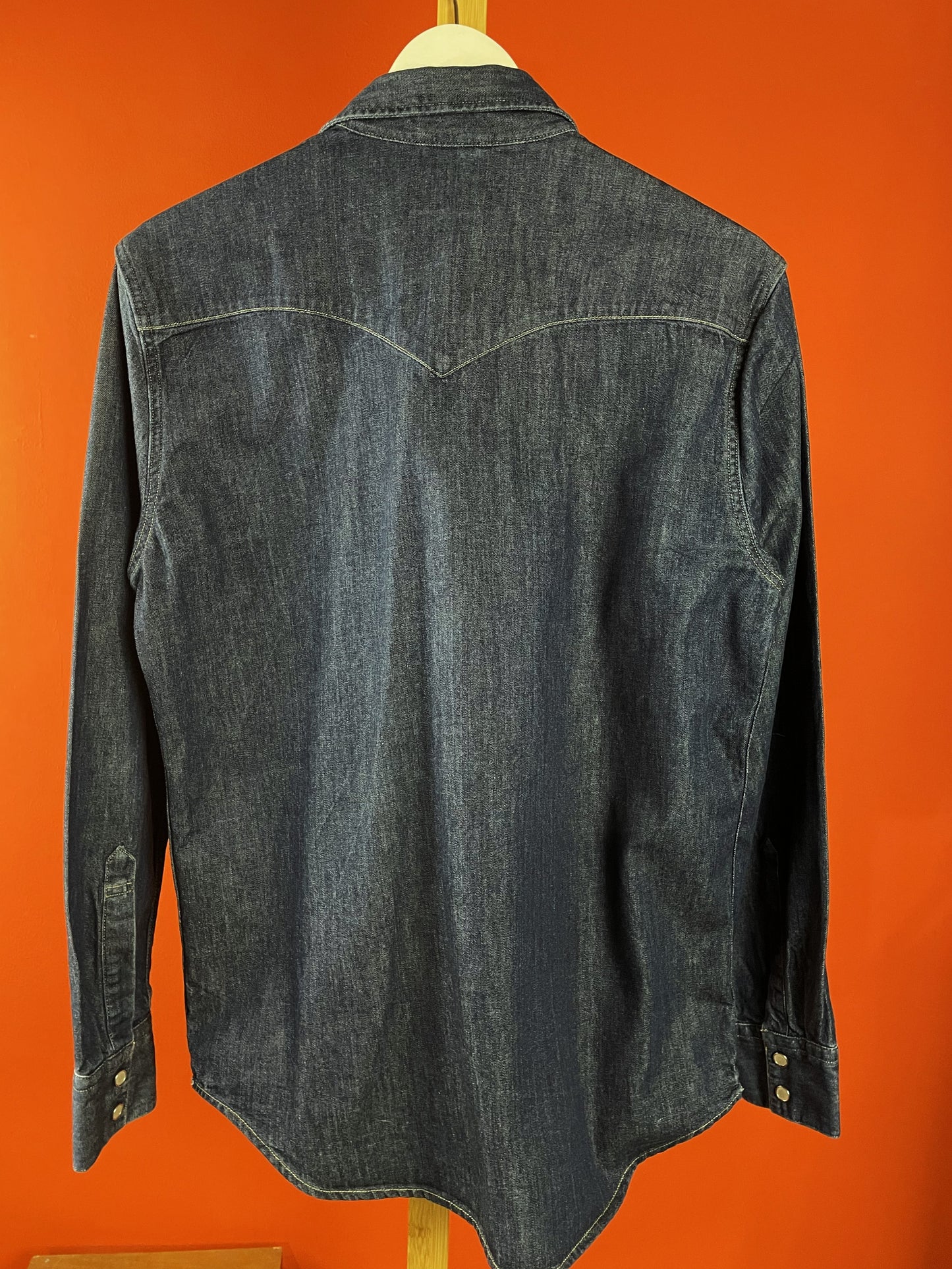 Ανδρικό Τζιν Πουκάμισο LEVI'S σε Σκούρο Μπλε Denim (Small)