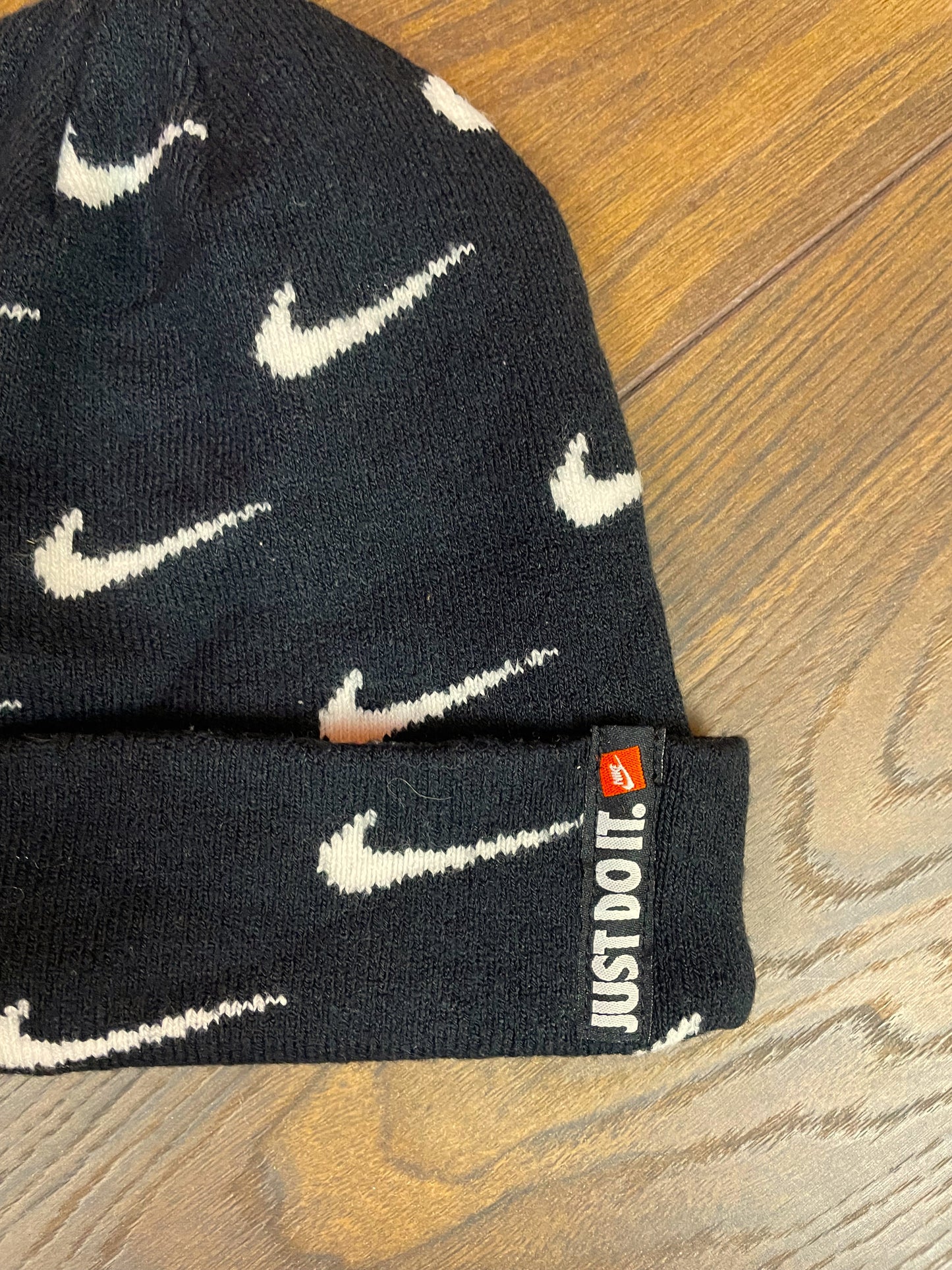 Παιδικός, Πλεκτός Σκούφος NIKE σε Μαύρο χρώμα